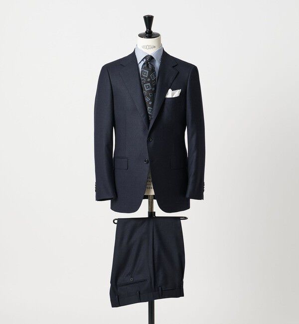 UNITED ARROWS「タスマニアウール メランジ シングル ３ボタン スーツ REGULAR MODEL‐ストレッチ・撥水・防シワ‐」|スーツ|