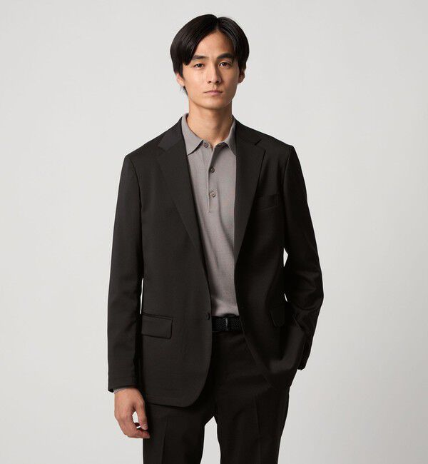 UNITED ARROWS「ハイツイスト シングル 2ボタン テーラードジャケット UA COZY ウォッシャブル 防しわ ヨコストレッチ」|スーツ|