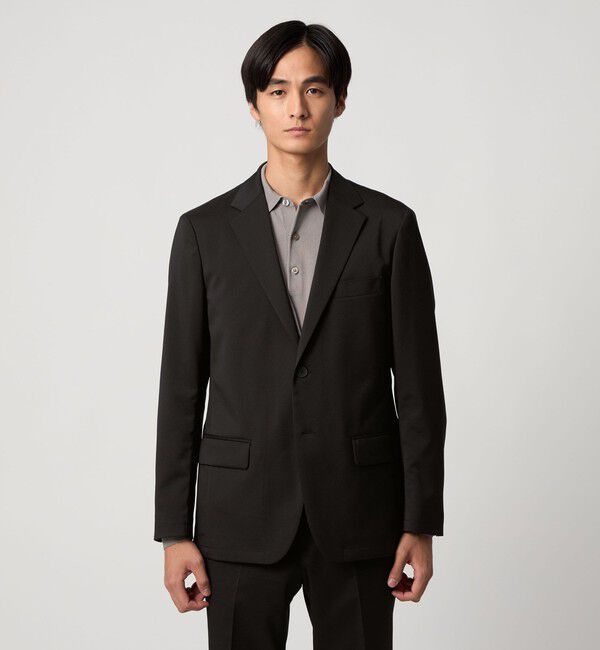 UNITED ARROWS「ハイツイスト シングル 2ボタン テーラードジャケット UA COZY ウォッシャブル 防しわ ヨコストレッチ」|スーツ|