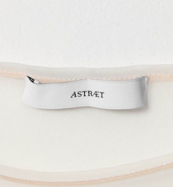 ASTRAET「＜ASTRAET＞ シアー パフスリーブカットソー」|Tシャツ・カットソー|