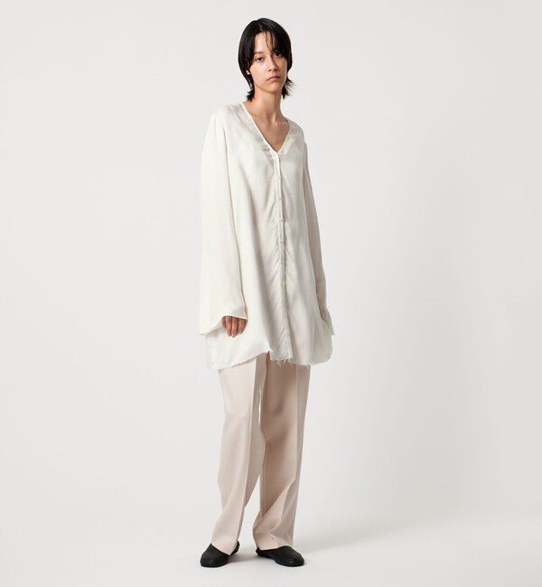 AEWEN MATOPH「＜AEWEN MATOPH＞フレアVネックシャツワンピース」|ワンピース|