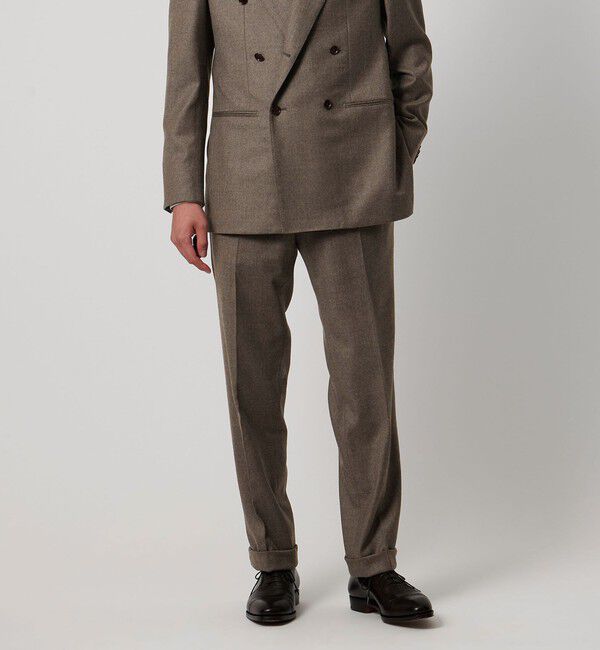 UNITED ARROWS「Vitale Barberis Canonico ライトフランネル ダブル6ボタン スーツ MC‐MODEL はっ水」|スーツ|