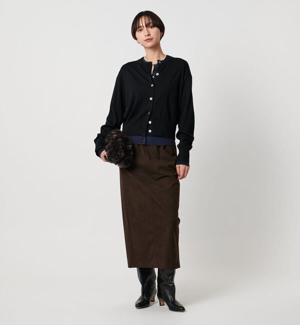 UNITED ARROWS「ツイン クルーネック カーディガン」|カーディガン|