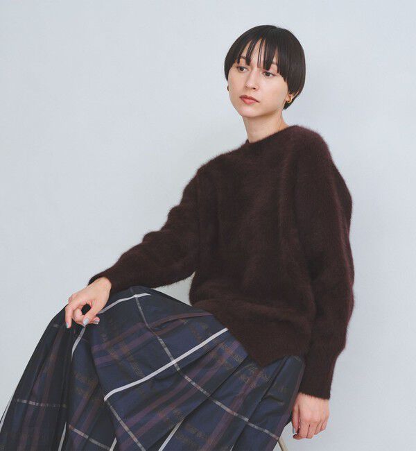 UNITEDARROWS フォックス　カシミアクルーネックニット フォックス カシミヤ クルーネック ニット