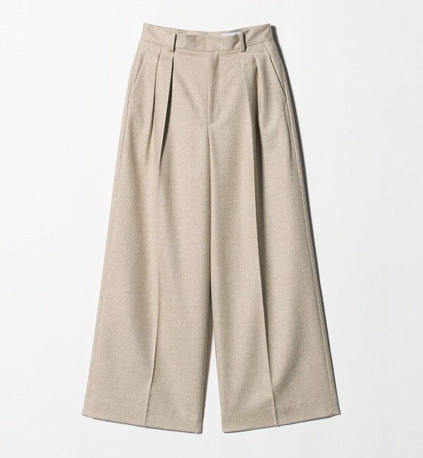 UNITED ARROWS「ツイードライク 2タック ワイド パンツ」|チノ|