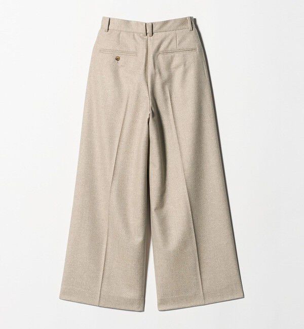 UNITED ARROWS「ツイードライク 2タック ワイド パンツ」|チノ|