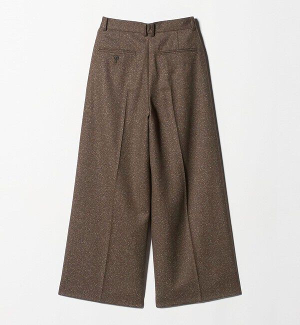UNITED ARROWS「ツイードライク 2タック ワイド パンツ」|チノ|