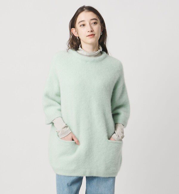 UNITED ARROWS「ラメ テンジク タートルネック カットソー ‐ウォッシャブル‐」|Tシャツ・カットソー|