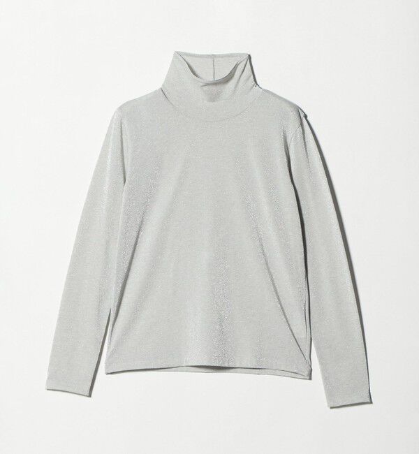 UNITED ARROWS「ラメ テンジク タートルネック カットソー ‐ウォッシャブル‐」|Tシャツ・カットソー|