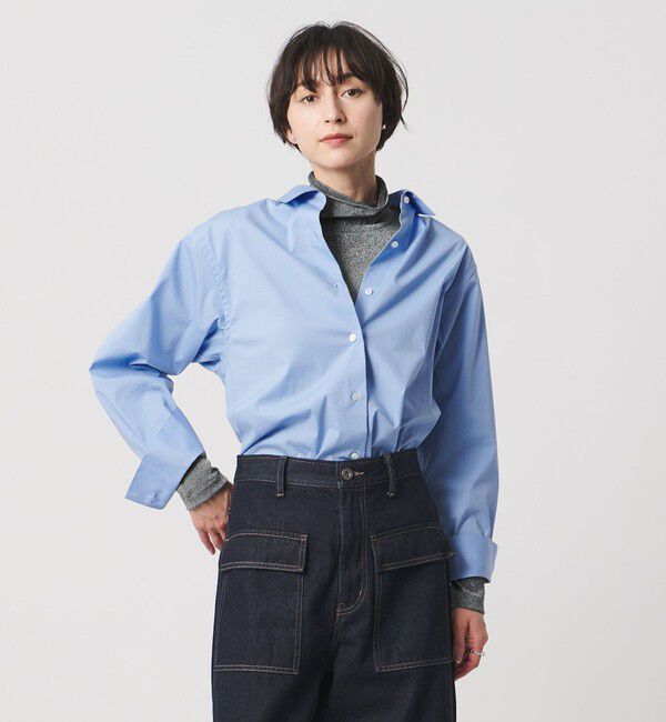 UNITED ARROWS「ラメ テンジク タートルネック カットソー ‐ウォッシャブル‐」|Tシャツ・カットソー|