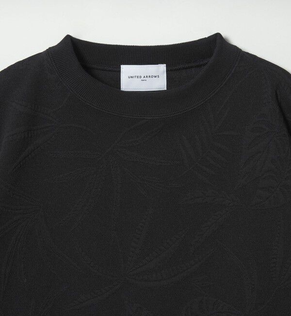 UNITED ARROWS「リーヴズ ジャガード スウェット」|スウェット・ジャージ|
