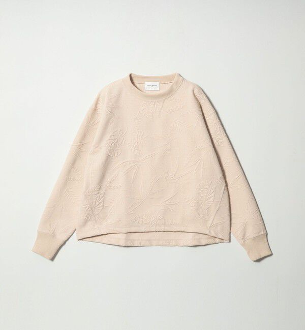 UNITED ARROWS「リーヴズ ジャガード スウェット」|スウェット・ジャージ|