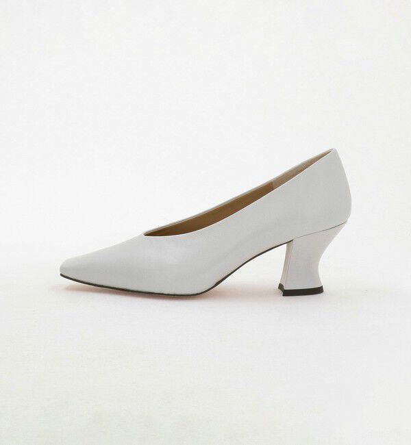 UNITED ARROWS「ポインテッド スクエアトゥ パンプス」|パンプス|LT.GRAY