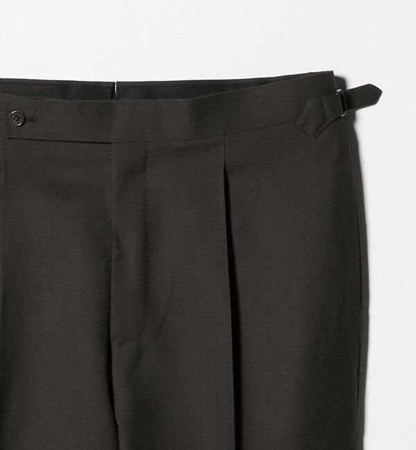 UNITED ARROWS「サイドアジャスター 1プリーツ スラックス」|スラックス|