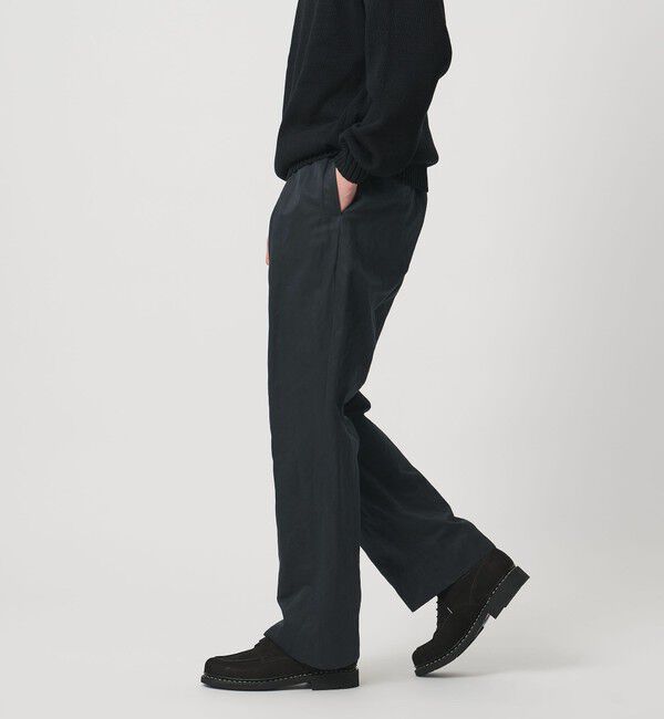 UNITED ARROWS「ラミーブレンド 2プリーツ ニドムチノ 「SLOW &　」」|チノ|BLACK