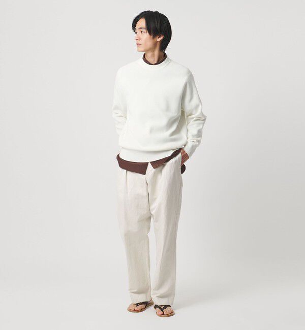 UNITED ARROWS「ラミーブレンド 2プリーツ ニドムチノ 「SLOW &　」」|チノ|