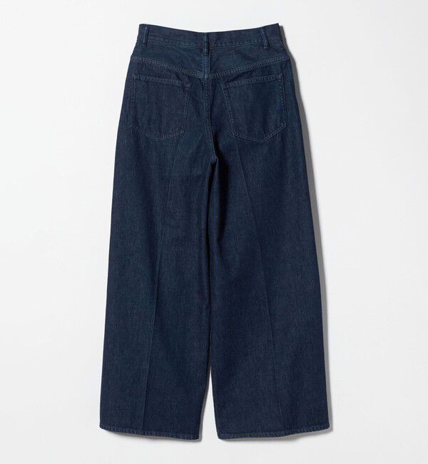 UNITED ARROWS「デニム タック ワイドパンツ」|デニム|