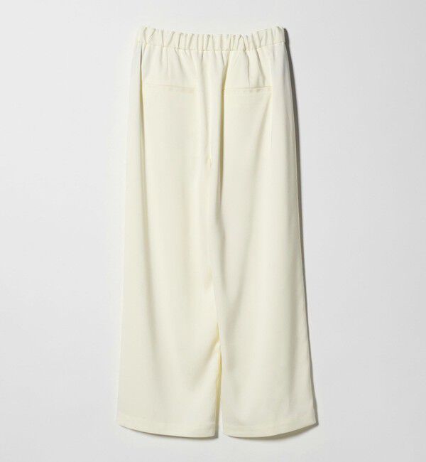 UNITED ARROWS「クリーン サテン ワイドパンツ ‐ウォッシャブル‐」|チノ|