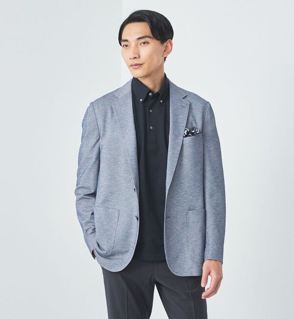 UNITED ARROWS green label relaxing「DUADRY CLEAN バーズアイ ボタンダウン ポロシャツ -吸水速乾・抗菌-」|ポロシャツ|