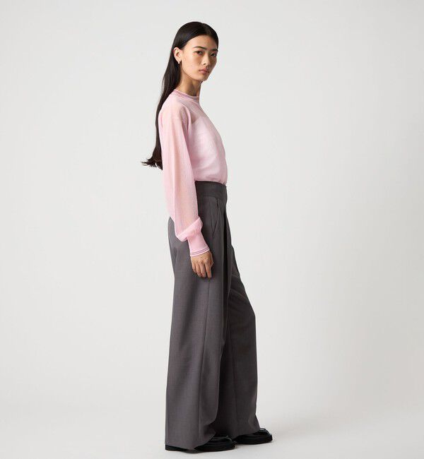 EMMEL REFINES「＜EMMEL REFINES＞EM シアー ライン ニット プルオーバー」|ニット・セーター|