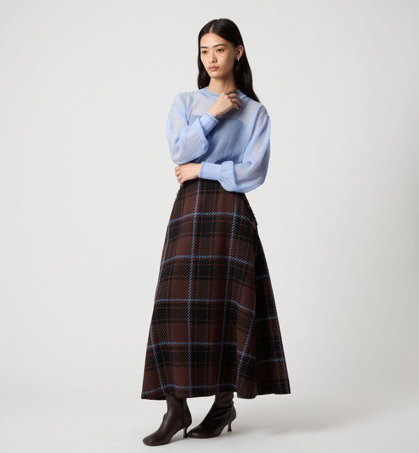 EMMEL REFINES「＜EMMEL REFINES＞EM シアー ライン ニット プルオーバー」|ニット・セーター|