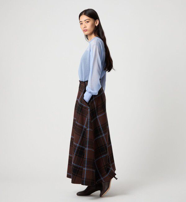 EMMEL REFINES「＜EMMEL REFINES＞EM シアー ライン ニット プルオーバー」|ニット・セーター|