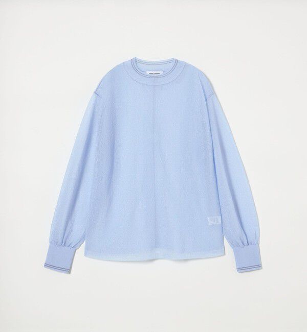 EMMEL REFINES「＜EMMEL REFINES＞EM シアー ライン ニット プルオーバー」|ニット・セーター|