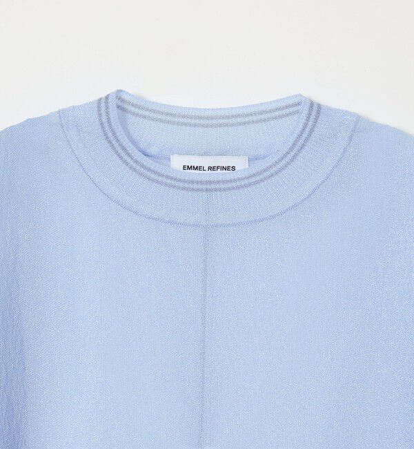 EMMEL REFINES「＜EMMEL REFINES＞EM シアー ライン ニット プルオーバー」|ニット・セーター|