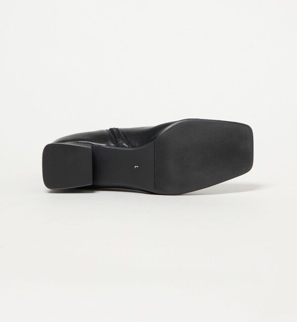 UNITED ARROWS green label relaxing「スクエアストレッチ ショートブーツ（3cmヒール）撥水」|ロングブーツ|