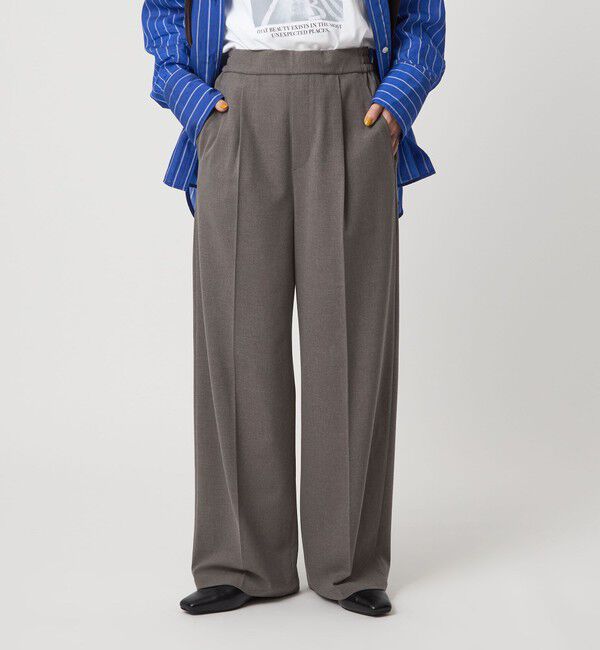 UNITED ARROWS green label relaxing「【WEB限定】＜at ease＞オルマイ ワイド パンツ マシンウォッシャブル ストレッチ 帯電防止」|その他|