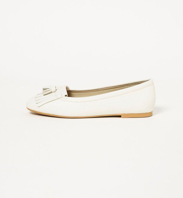 UNITED ARROWS green label relaxing「【WEB限定】キルトタッセル フラットシューズ 撥水」|ローファー|