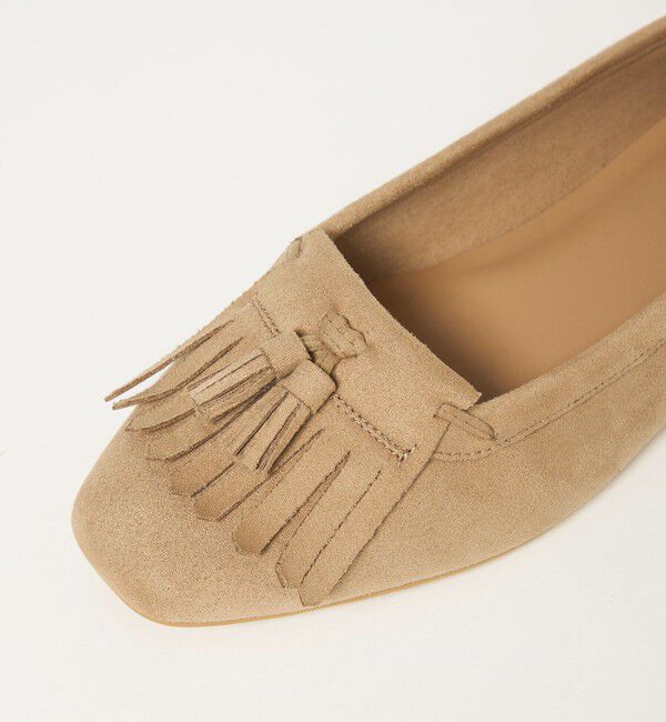 UNITED ARROWS green label relaxing「【WEB限定】キルトタッセル フラットシューズ 撥水」|ローファー|