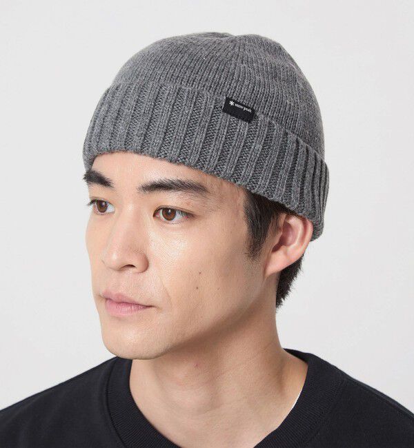 UNITED ARROWS green label relaxing「 ＜snow peak＞New Standard ニットキャップ」|ニット帽|DK.GRAY