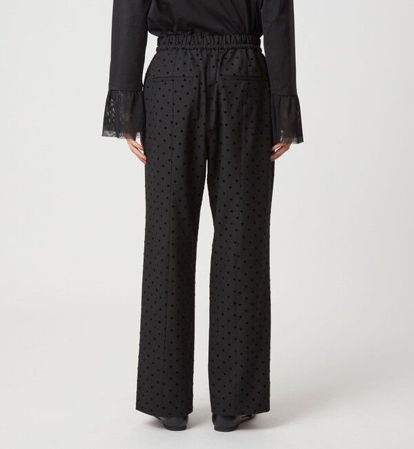 UNITED ARROWS green label relaxing「【結論シリーズ】ニーハイフレアパンツ ウラキモウ ドット［size SHORT/TALLあり］」|その他|