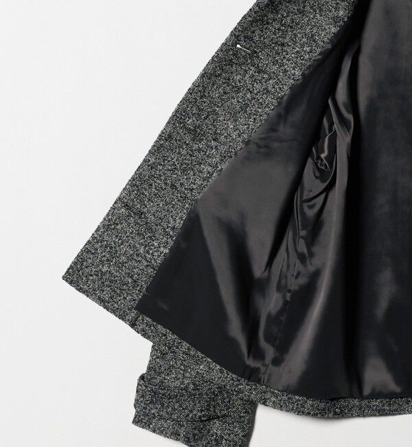 UNITED ARROWS green label relaxing「ヘリンボーン 襟付き ショート ジャケット コート」|その他|