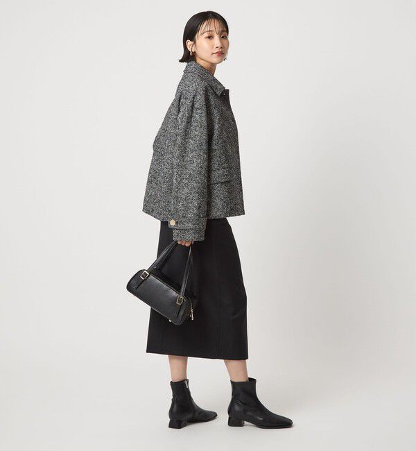 UNITED ARROWS green label relaxing「ヘリンボーン 襟付き ショート ジャケット コート」|その他|