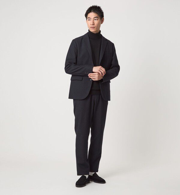 UNITED ARROWS green label relaxing「ウォッシャブル ホームスパン ナロー ユーティリティパンツ S1 -ストレッチ-」|スラックス|