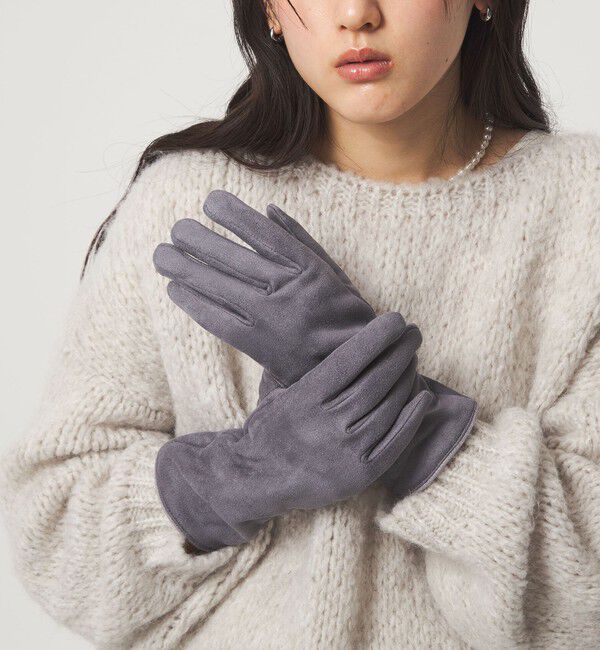 UNITED ARROWS green label relaxing「起毛 シルキーグローブ / 手袋」|手袋|