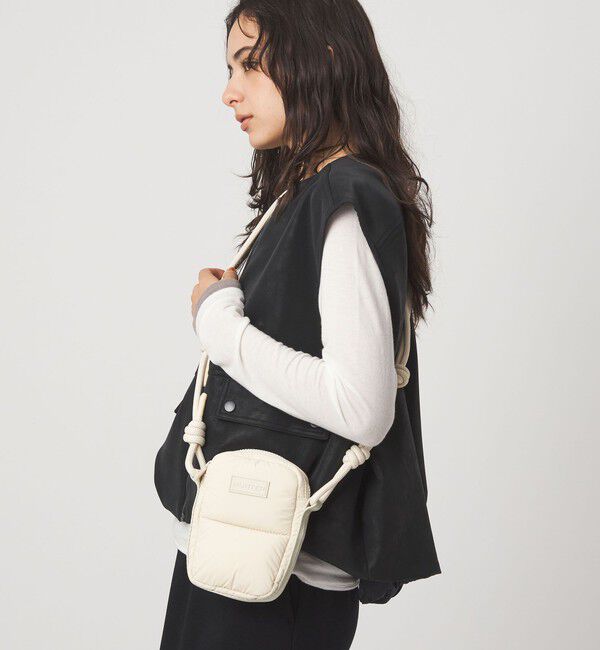 UNITED ARROWS green label relaxing「＜HUNTER＞イントレピッド エクストラ パフド フォンポーチ」|ショルダー・メッセンジャー|