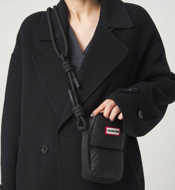 UNITED ARROWS green label relaxing「＜HUNTER＞イントレピッド エクストラ パフド フォンポーチ」|ショルダー・メッセンジャー|
