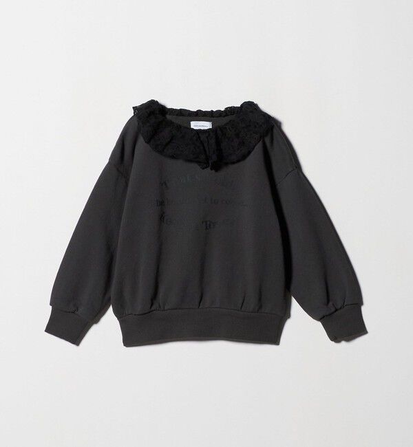 UNITED ARROWS green label relaxing「レースエリ 裏毛プルオーバー / キッズ  100cm-160cm」|スウェット・ジャージ|