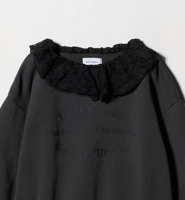 UNITED ARROWS green label relaxing「レースエリ 裏毛プルオーバー / キッズ  100cm-160cm」|スウェット・ジャージ|