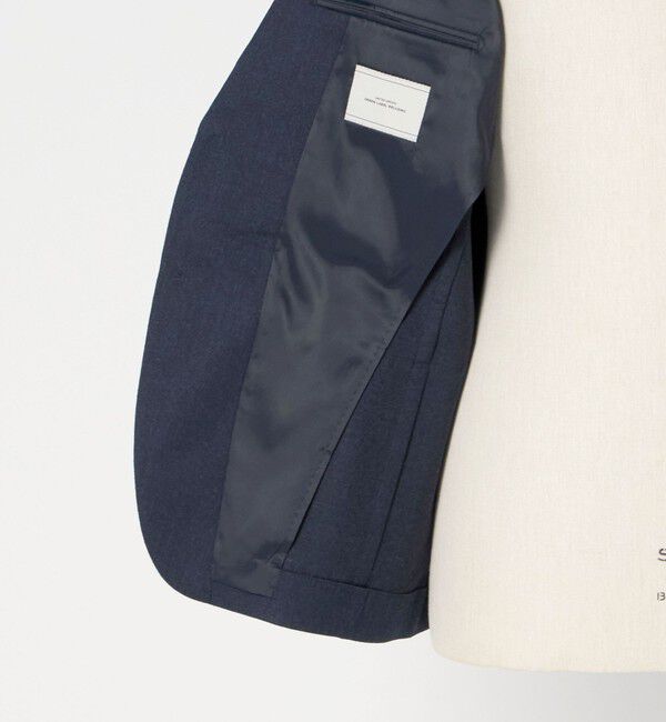 UNITED ARROWS green label relaxing「GLR CLOTH フラノ無地 2B RG ジャケット -ストレッチ-」|テーラードジャケット|