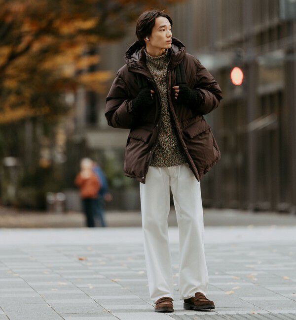 UNITED ARROWS green label relaxing「DICROS フード ダウン ブルゾン -撥水-」|ダウン|