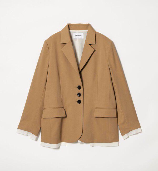 EMMEL REFINES「＜EMMEL REFINES＞EM タチキリ テーラード ジャケット」|テーラードジャケット|BEIGE