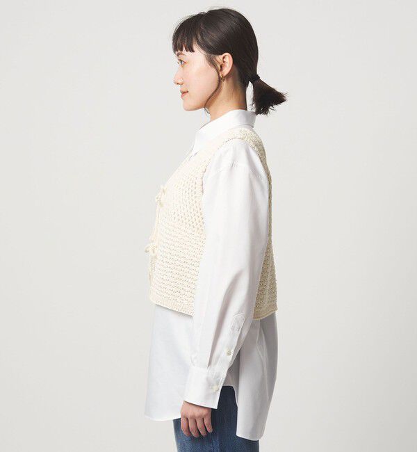 UNITED ARROWS green label relaxing「メッシュ ニット 2WAY ジレ ウォッシャブル」|ベスト・ジレ|