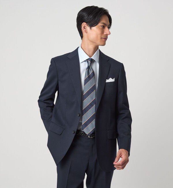 UNITED ARROWS green label relaxing「コットン ナローストライプ ワイドカラー ドレスシャツ -イージーアイロン-」|シャツ・ブラウス|