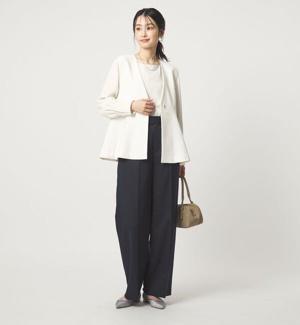 UNITED ARROWS green label relaxing「クルーネック ブラウス 2 マシンウォッシャブル UVカット」|シャツ・ブラウス|