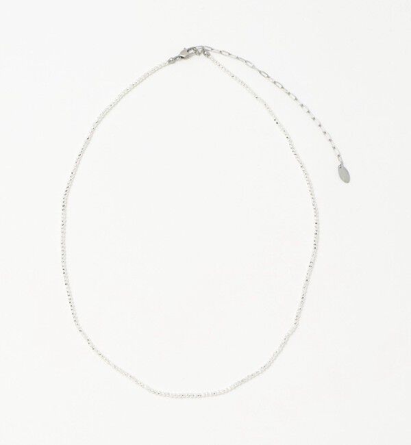 UNITED ARROWS green label relaxing「天然石 ビーズ ネックレス」|ネックレス|SILVER