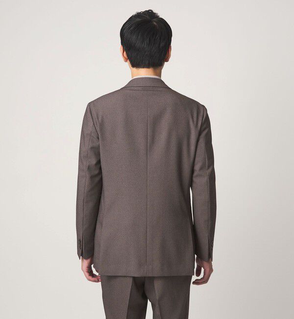 UNITED ARROWS green label relaxing「A+ ポリエステル シャークスキン ダブルブレスト 4B スタンダード セットアップ ジャケット -ウォッシャブ」|テーラードジャケット|